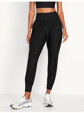 Old Navy Black High-Waisted PowerSoft Pocket Joggers XL